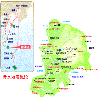 神津島村位置図