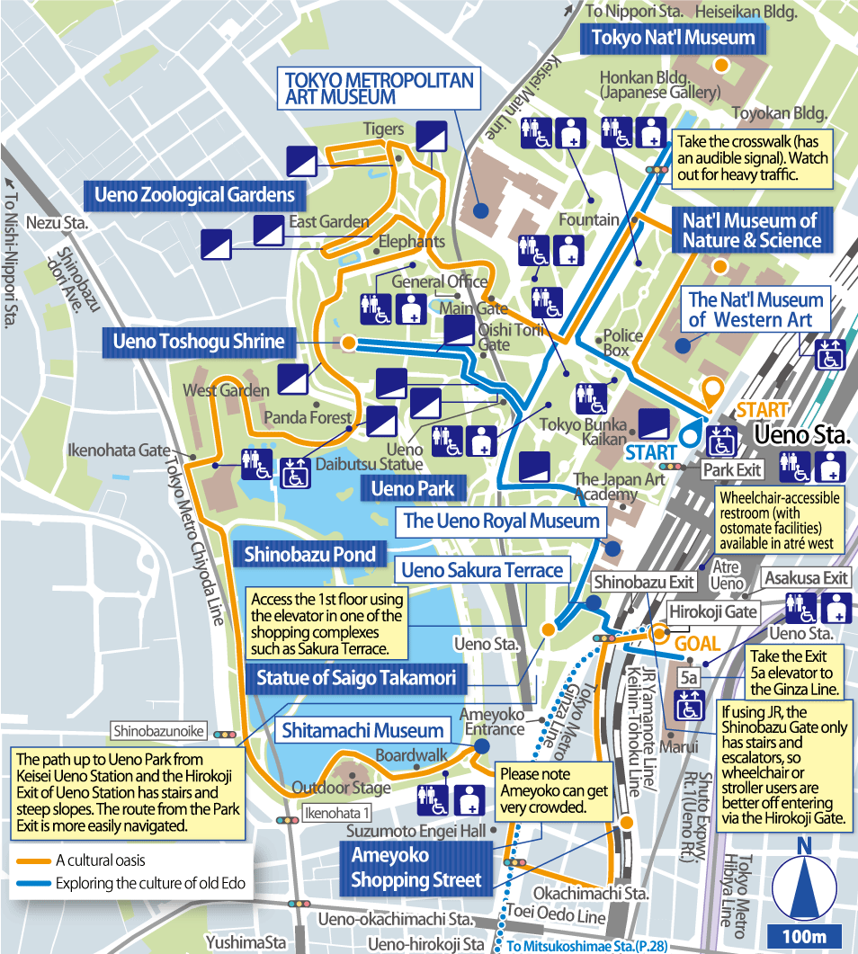 Ueno-Nihonbashi Detailed Map